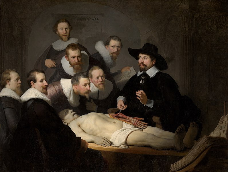 Rembrandt - De anatomische les van Dr. Nicolaes Tulp